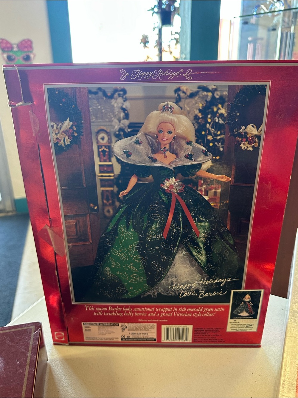 1995 Mattel Happy Holidays Special Edition Barbie Doll Christmas 90s